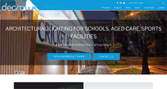 Desktop Screenshot of decrolux.com